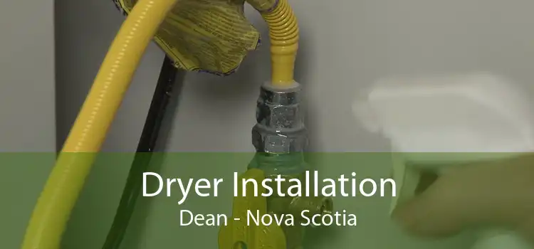 Dryer Installation Dean - Nova Scotia