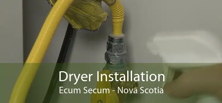 Dryer Installation Ecum Secum - Nova Scotia