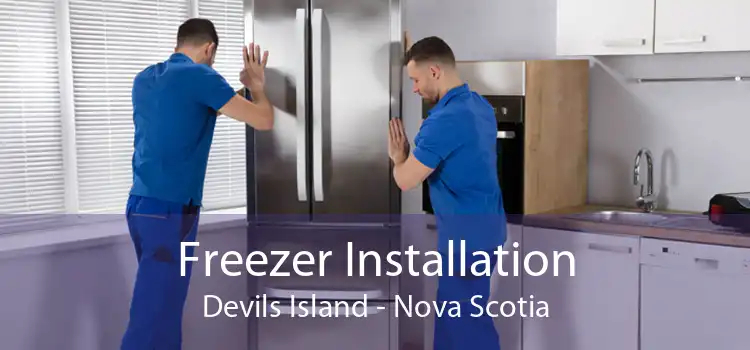 Freezer Installation Devils Island - Nova Scotia