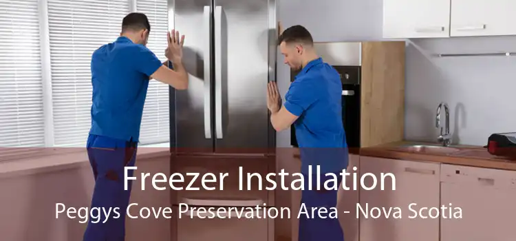 Freezer Installation Peggys Cove Preservation Area - Nova Scotia