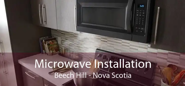 Microwave Installation Beech Hill - Nova Scotia