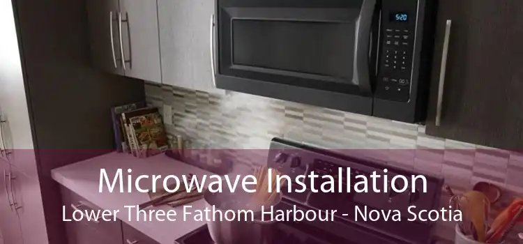 Microwave Installation Lower Three Fathom Harbour - Nova Scotia