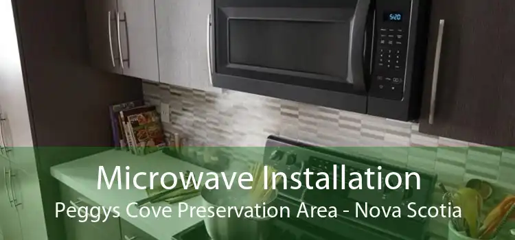 Microwave Installation Peggys Cove Preservation Area - Nova Scotia