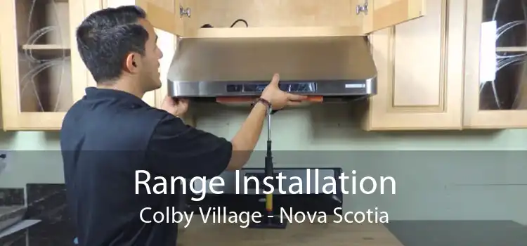Range Installation Colby Village - Nova Scotia