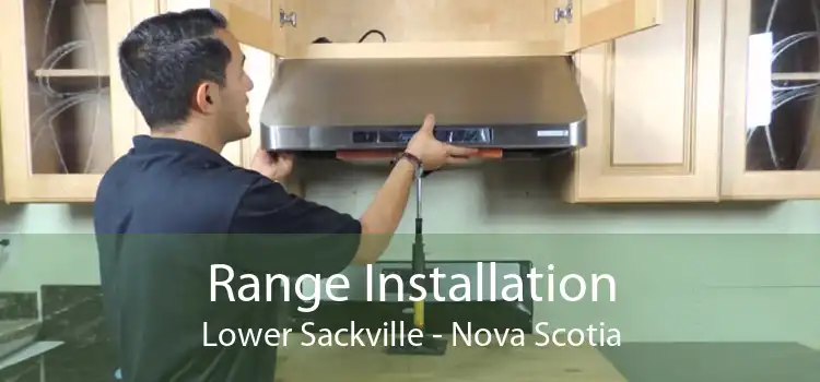 Range Installation Lower Sackville - Nova Scotia