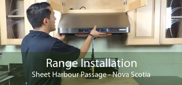 Range Installation Sheet Harbour Passage - Nova Scotia